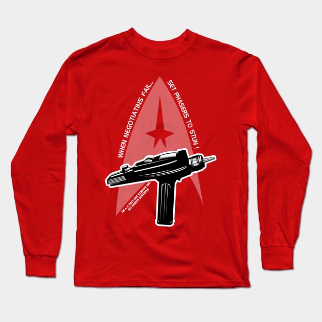 ...Set phasers to stun Long Sleeve T-Shirt by Illustratorator